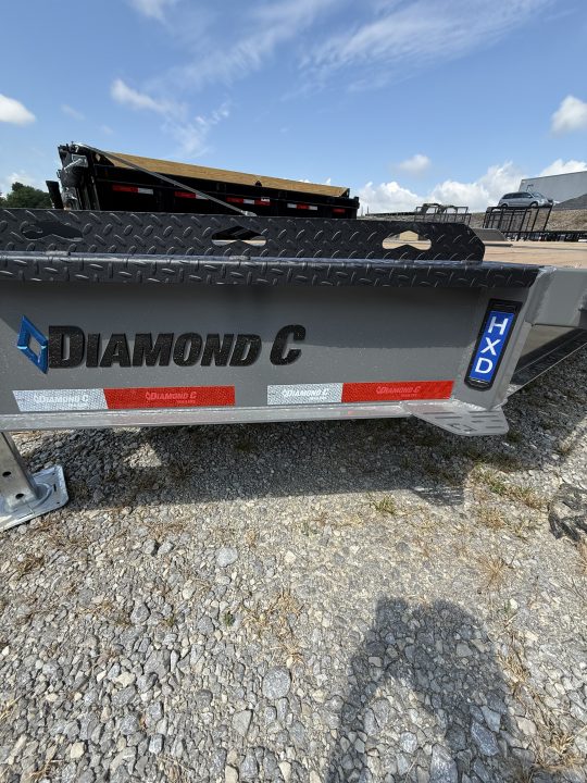 New 2027 Diamond C HXD 207 Tilt Trailer, 102” WIDE, DRIVE OVER FENDERS, WINCH PLATE AND ROLLER