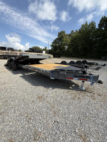 New 2027 Diamond C HXD 207 Tilt Trailer, 102” WIDE, DRIVE OVER FENDERS, WINCH PLATE AND ROLLER