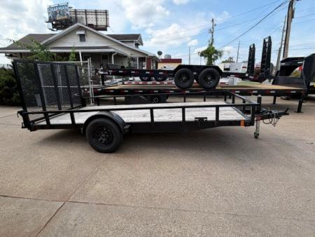 Used USED 2025 Liberty Industries 83x14 3K Utility Trailer