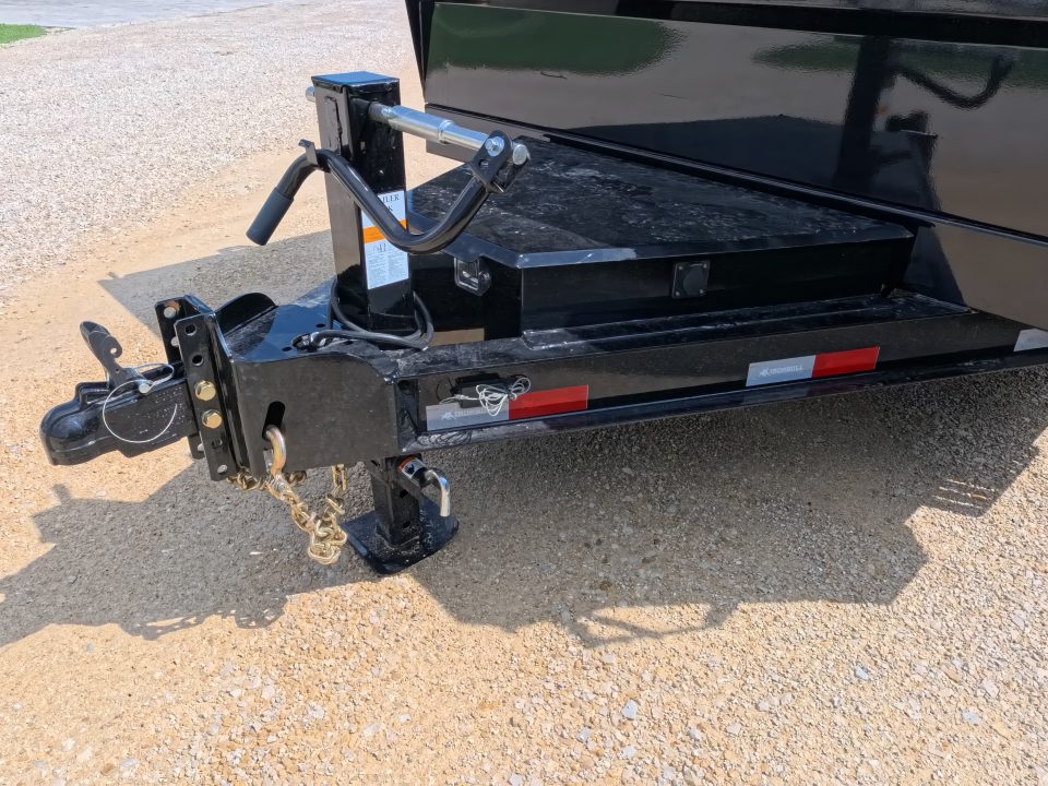 New 2027 Iron Bull 83 x 14 DTB Dump Trailer with 2) 7K Straight Axles, Elec. Brakes, 10 Ply Tires, Aluminum Ramps , Front Mount Tarp System