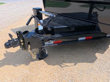 New 2027 Iron Bull 83 x 14 DTB Dump Trailer with 2) 7K Straight Axles, Elec. Brakes, 10 Ply Tires, Aluminum Ramps , Front Mount Tarp System