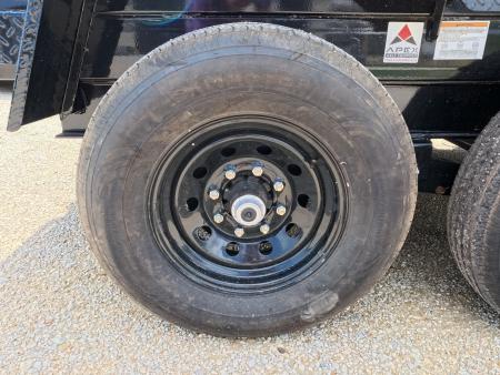 New 2027 Iron Bull 83 x 14 DTB Dump Trailer with 2) 7K Straight Axles, Elec. Brakes, 10 Ply Tires, Aluminum Ramps , Front Mount Tarp System