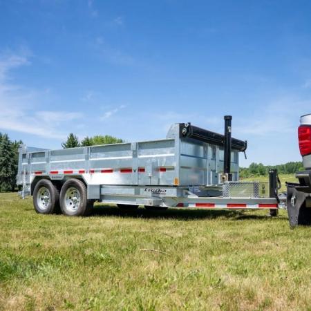 New 2027 Legend 6x12 GALVANIZED Lo Pro Equipment Dump - INTRO PRICING!