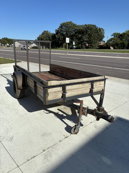 Used 1995 Homemade 4.5X10 Utility Trailer