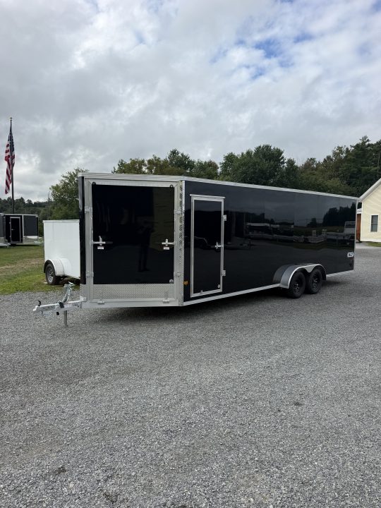 New 2027 E-Z Hauler EZES7X24 XLT PRO ENCLOSED Snowmobile Trailer