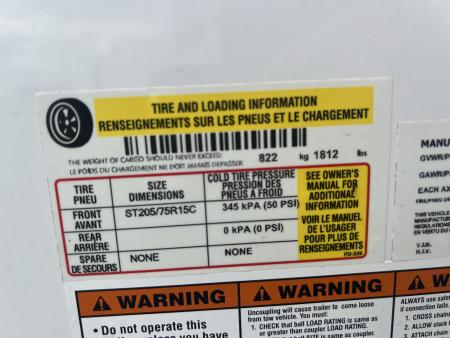 New 2027 Look Trailers 7x12 3.5K ST-DLX BARN DOOR Cargo / Enclosed Trailer