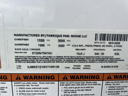 New 2027 Look Trailers 7x12 3.5K ST-DLX BARN DOOR Cargo / Enclosed Trailer