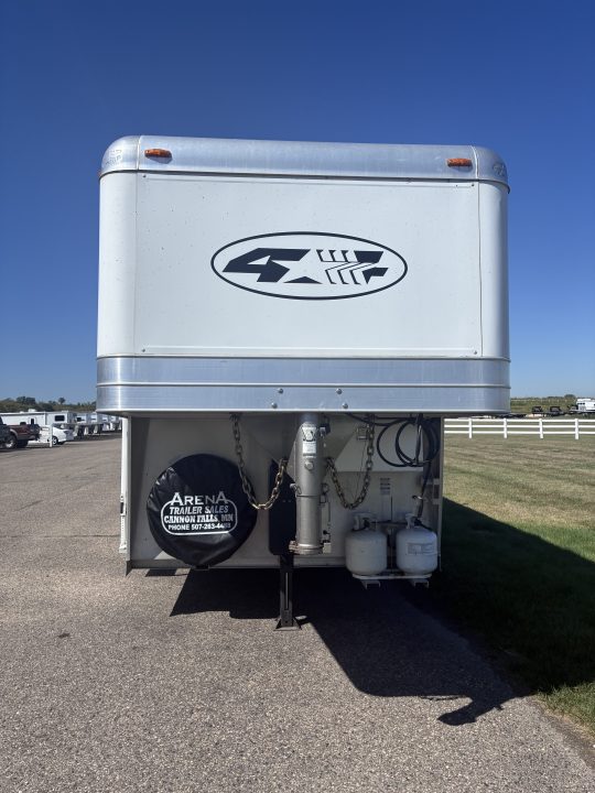 Used 2014 4-Star Trailers 3H 10'LQ Horse Trailer with Drop Down Bunk