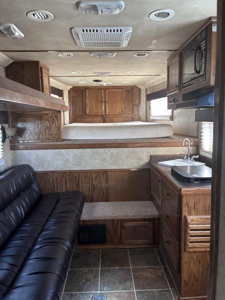 Used 2014 4-Star Trailers 3H 10'LQ Horse Trailer with Drop Down Bunk