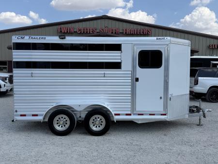 Used 2019 CM 3 Horse Bumper Pull Horse Trailer