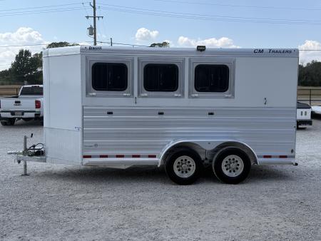 Used 2019 CM 3 Horse Bumper Pull Horse Trailer