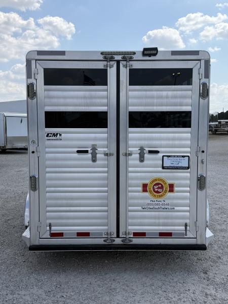 Used 2019 CM 3 Horse Bumper Pull Horse Trailer