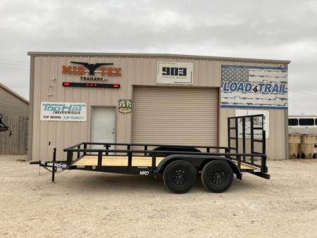 New 2027 Top Hat MP Utility Trailer 83 X14'