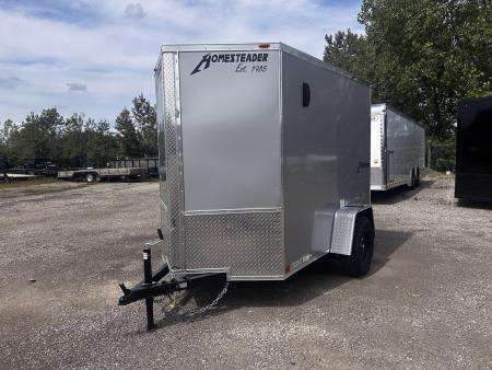 New 2027 Homesteader Trailer 5 X 8 FT ENCLOSED INTREPID CARGO TRAILER RAMP DOOR 6' INTERIOR HEIGHT