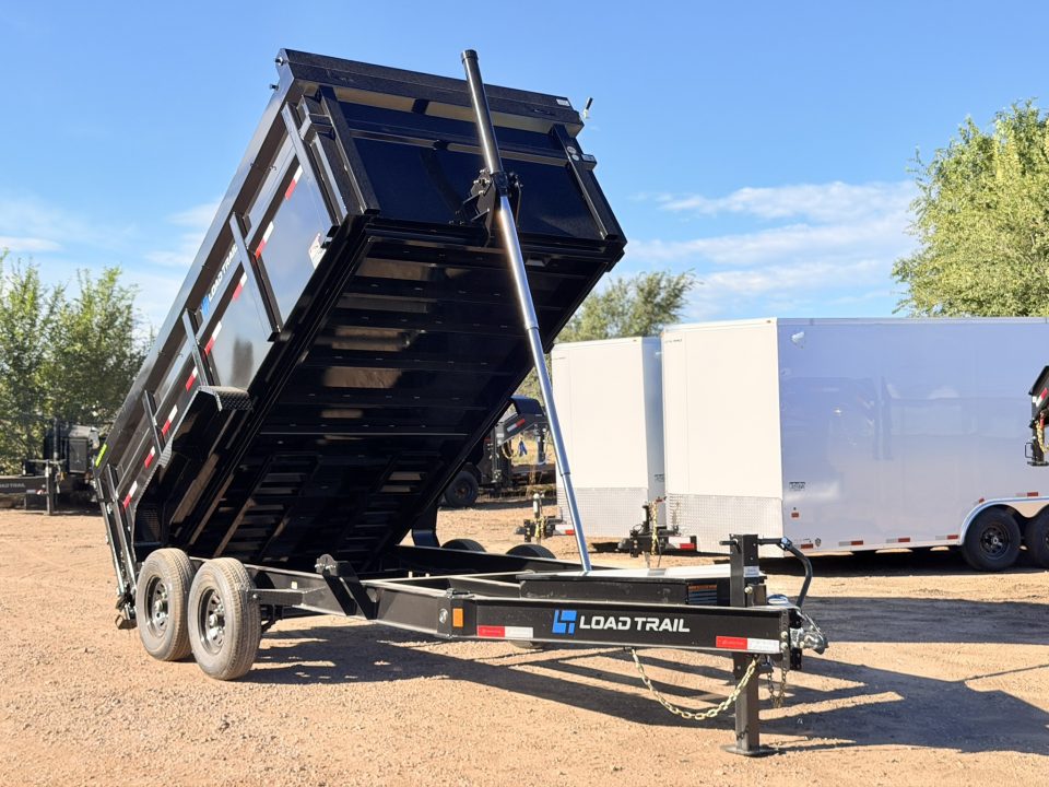 New 2027 Load Trail 7-14-4H Telescopic Dump W/ 7 Gauge Floor 7K Axles