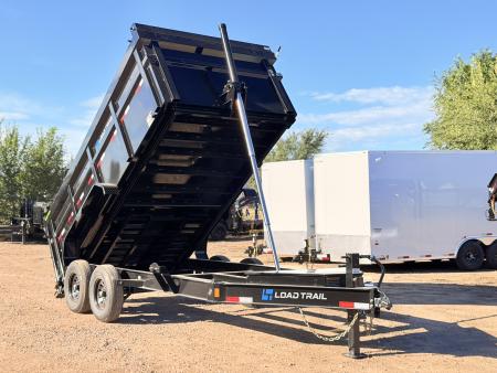 New 2027 Load Trail 7-14-4H Telescopic Dump W/ 7 Gauge Floor 7K Axles