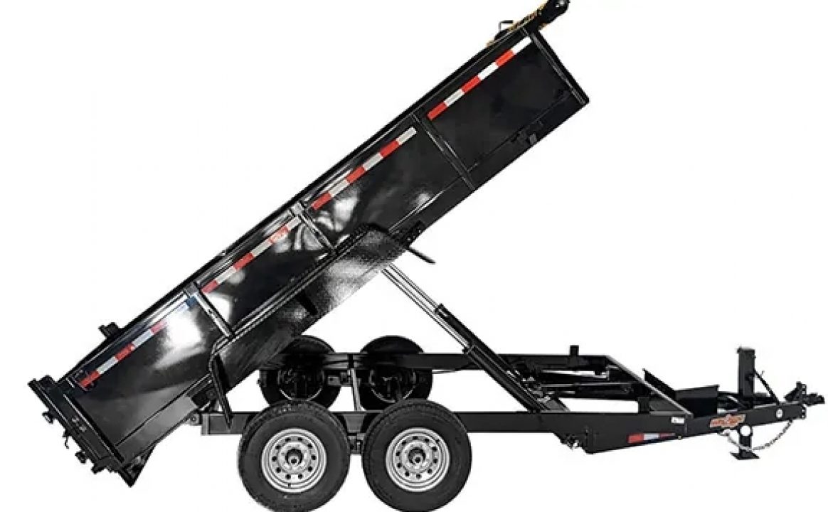 New 2027 Down 2 Earth Trailers 7X14 DUMP Dump Trailer