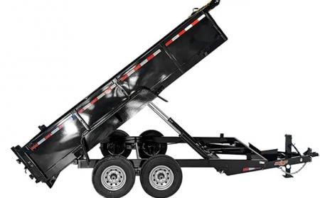 New 2027 Down 2 Earth Trailers 7X14 DUMP Dump Trailer