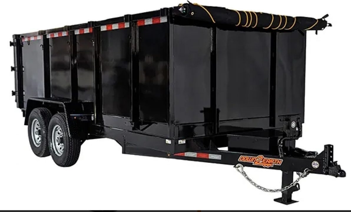 New 2027 Down 2 Earth Trailers 7X16 DUMP Dump Trailer