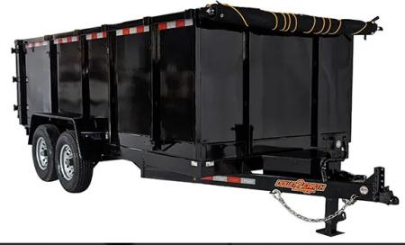 New 2027 Down 2 Earth Trailers 7X16 DUMP Dump Trailer