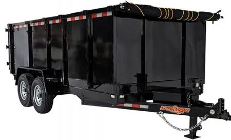 New 2027 Down 2 Earth Trailers 7X16 DUMP Dump Trailer