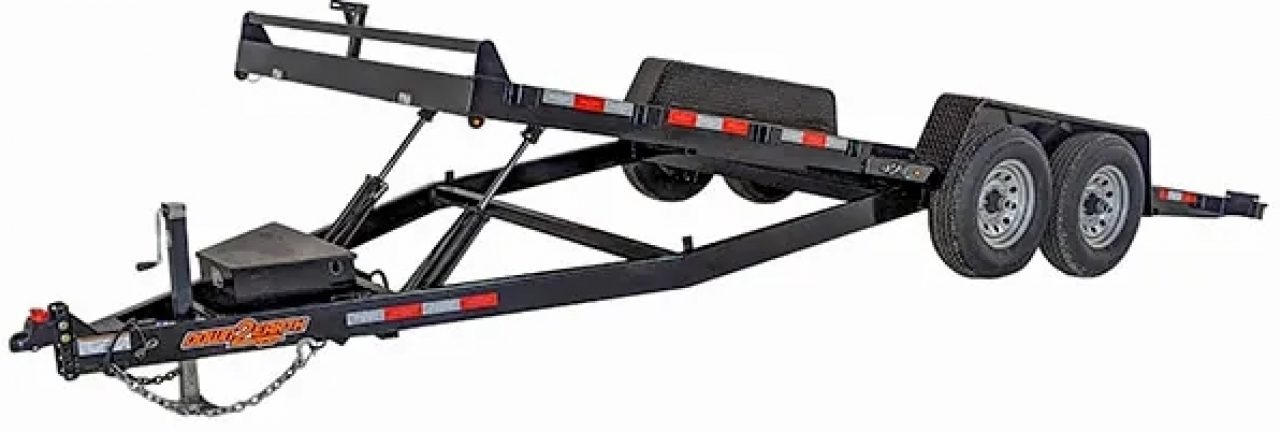 New 2027 Down 2 Earth Trailers 82"X20 POWER TILT CARHAULER Tilt Trailer