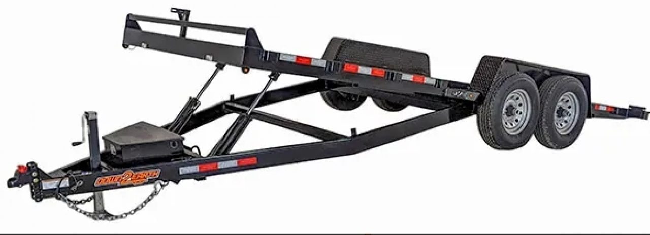 New 2027 Down 2 Earth Trailers 82"20' STEEL DECK POWER TILT CARHAULER Tilt Trailer