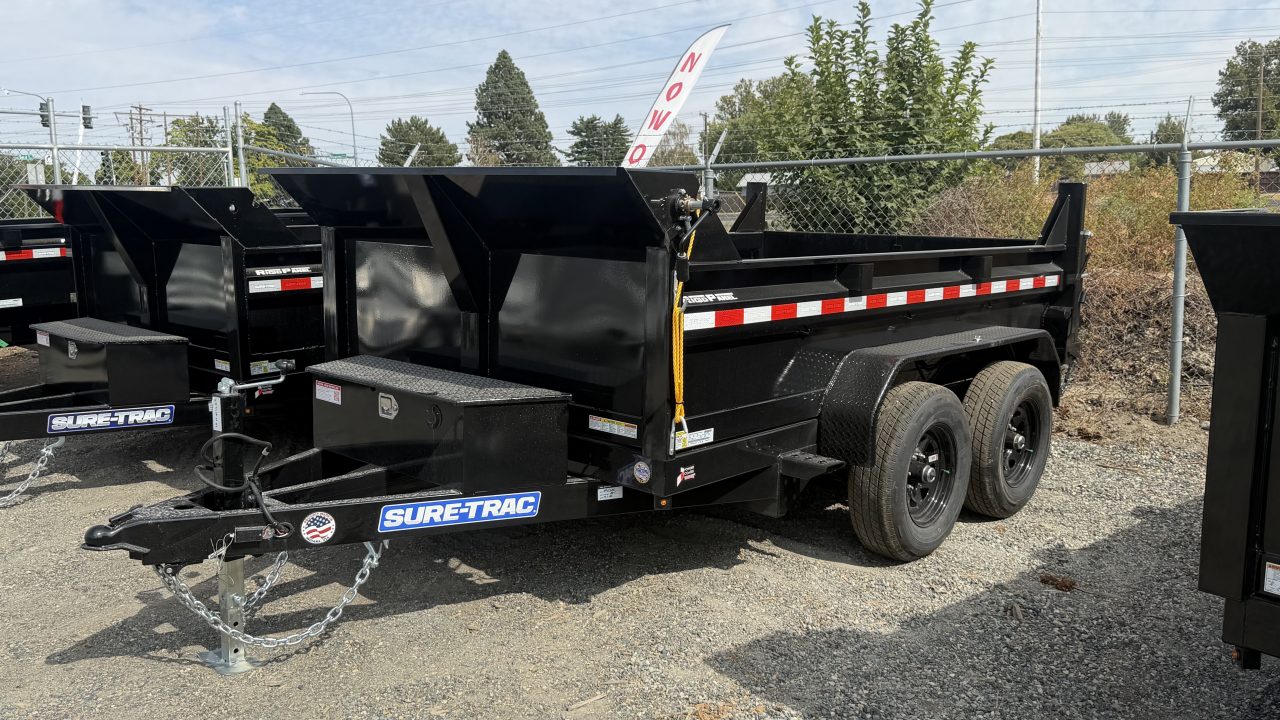 New 2027 Sure-Trac 6 x 10 SD Low Profile Single Ram Dump 10K Dump Trailer