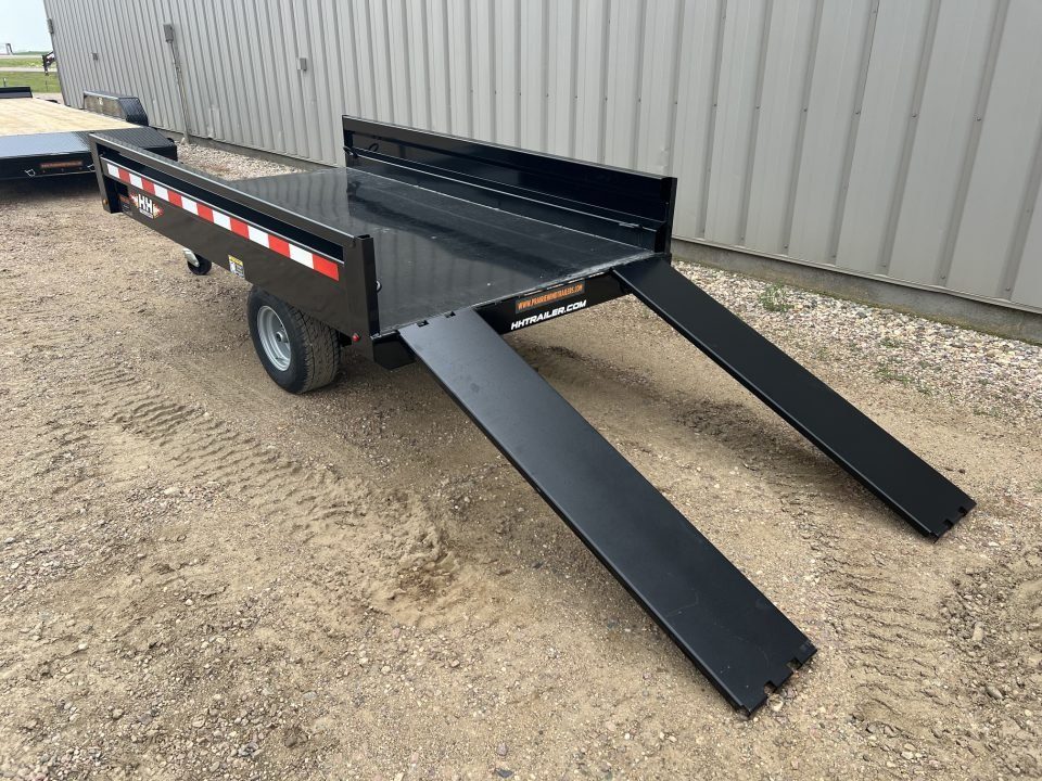 New 2026 H&H Trailers 8' Homeowner / UTV Dump Trailer