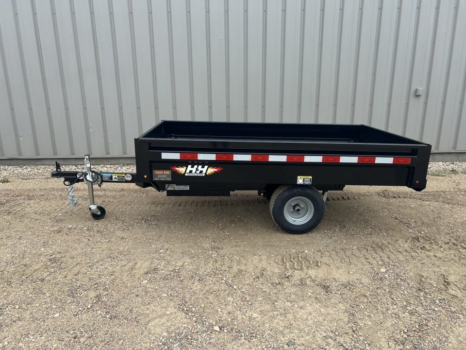 New 2026 H&H Trailers 8' Homeowner / UTV Dump Trailer