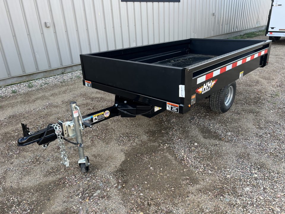 New 2027 H&H Trailers 8' Homeowner / UTV Dump Trailer