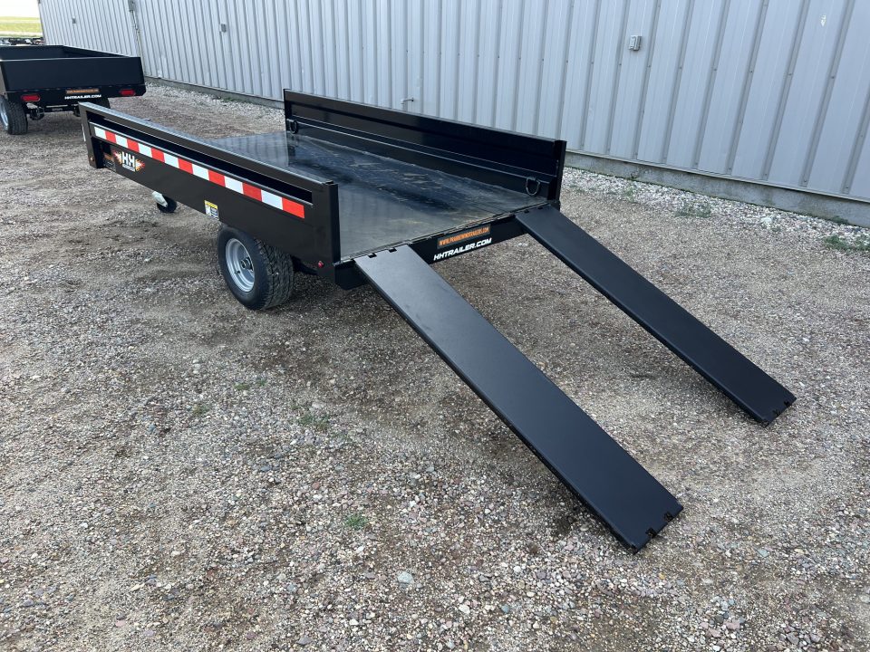 New 2027 H&H Trailers 8' Homeowner / UTV Dump Trailer