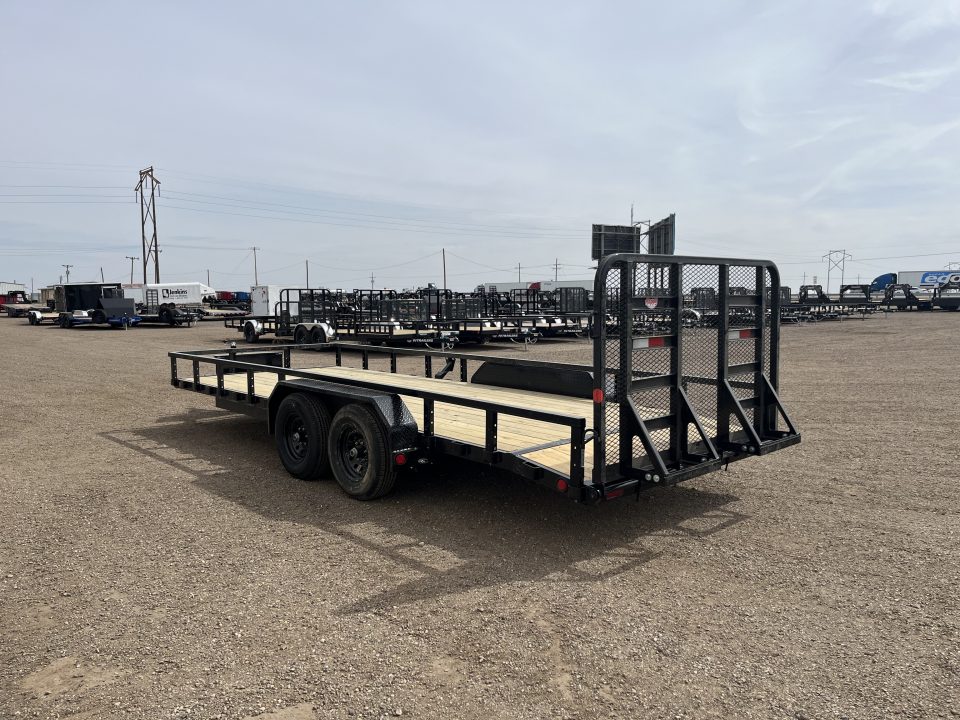New 2027 PJ 83"x20' Tandem Axle Utility Trailer - UL