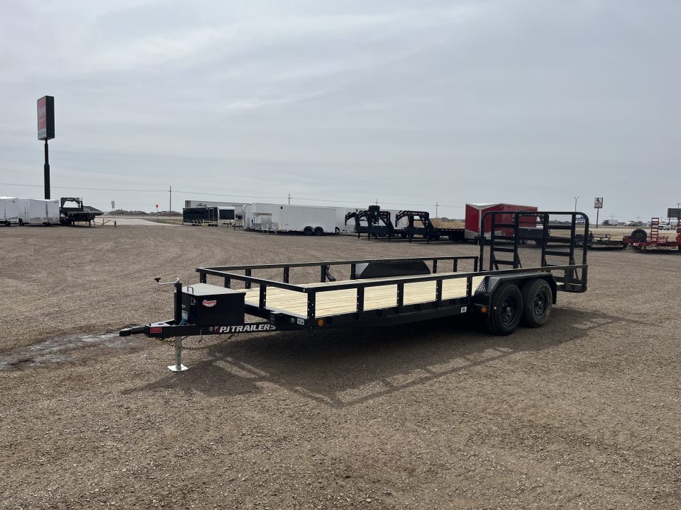 New 2027 PJ 83"x20' Tandem Axle Utility Trailer - UL