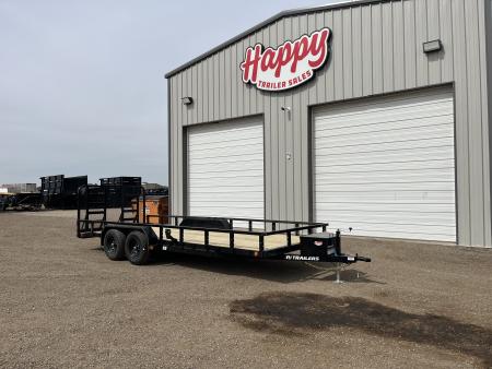 New 2027 PJ 83 x20' Tandem Axle Utility Trailer - UL