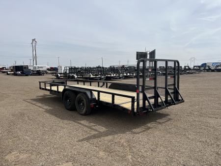 New 2027 PJ 83"x20' Tandem Axle Utility Trailer - UL