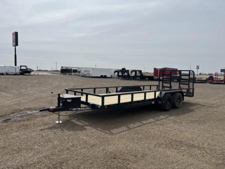 New 2027 PJ 83"x20' Tandem Axle Utility Trailer - UL