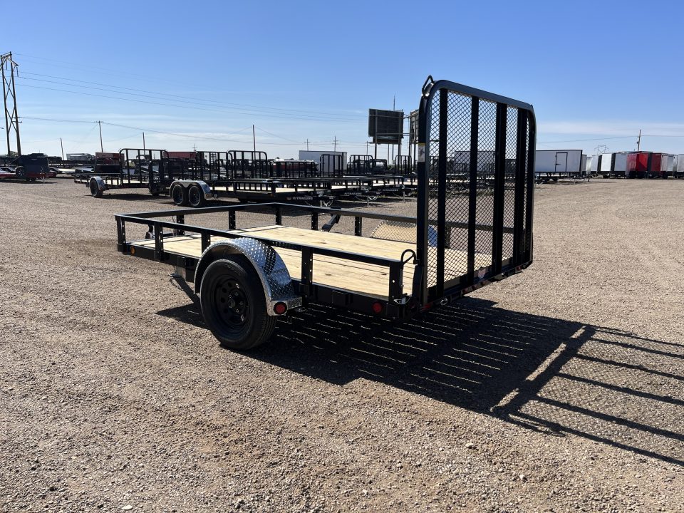 New 2027 PJ 77"x10' Single Axle Utility Trailer - U7