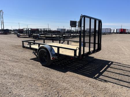 New 2027 PJ 77"x10' Single Axle Utility Trailer - U7