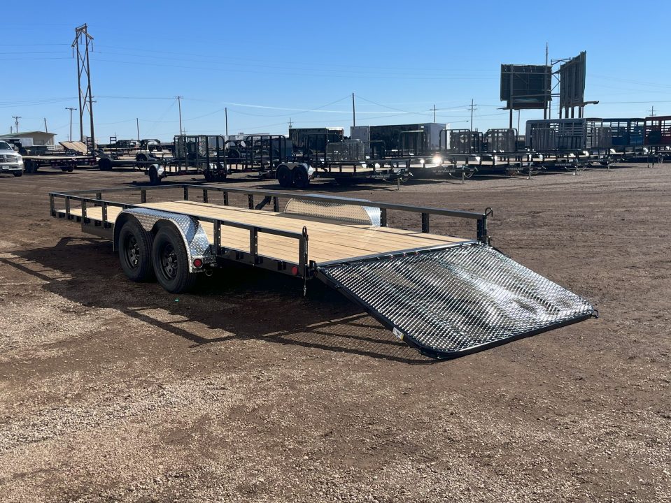 New 2027 PJ 83"x20' Tandem Axle Utility Trailer - UL