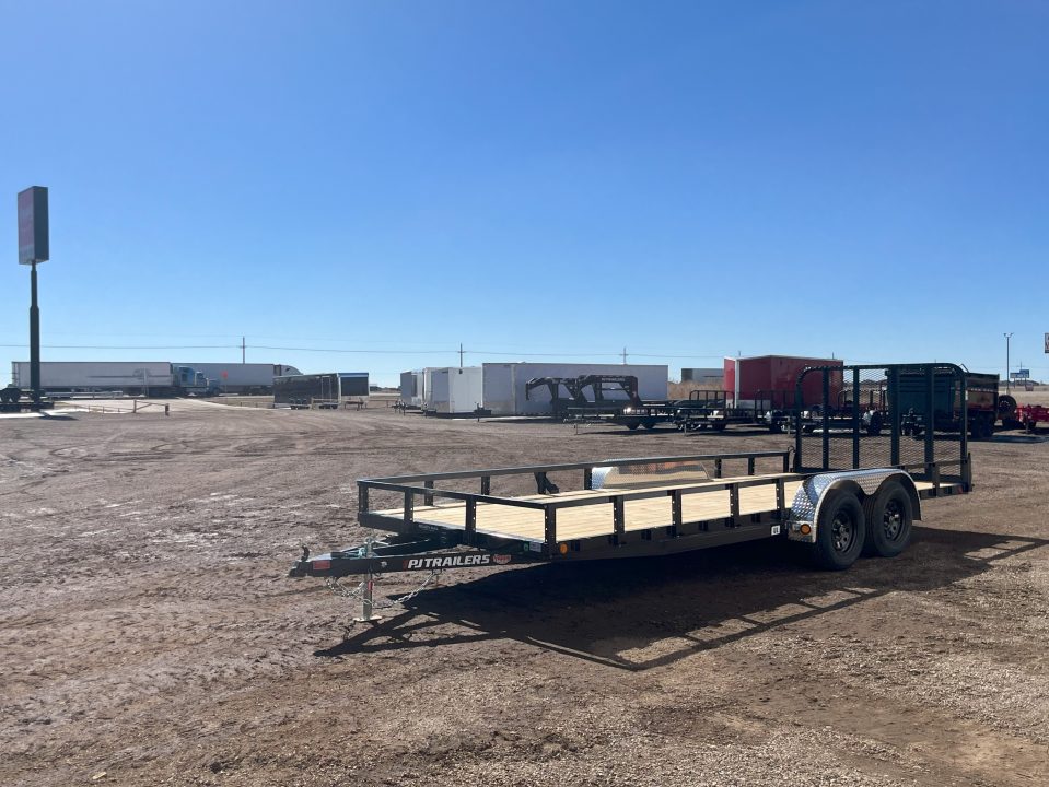 New 2027 PJ 83"x20' Tandem Axle Utility Trailer - UL