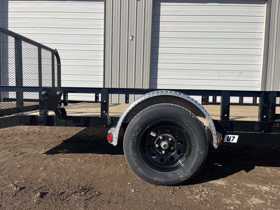 New 2027 PJ 77"x14' Single Axle Utility Trailer - U7