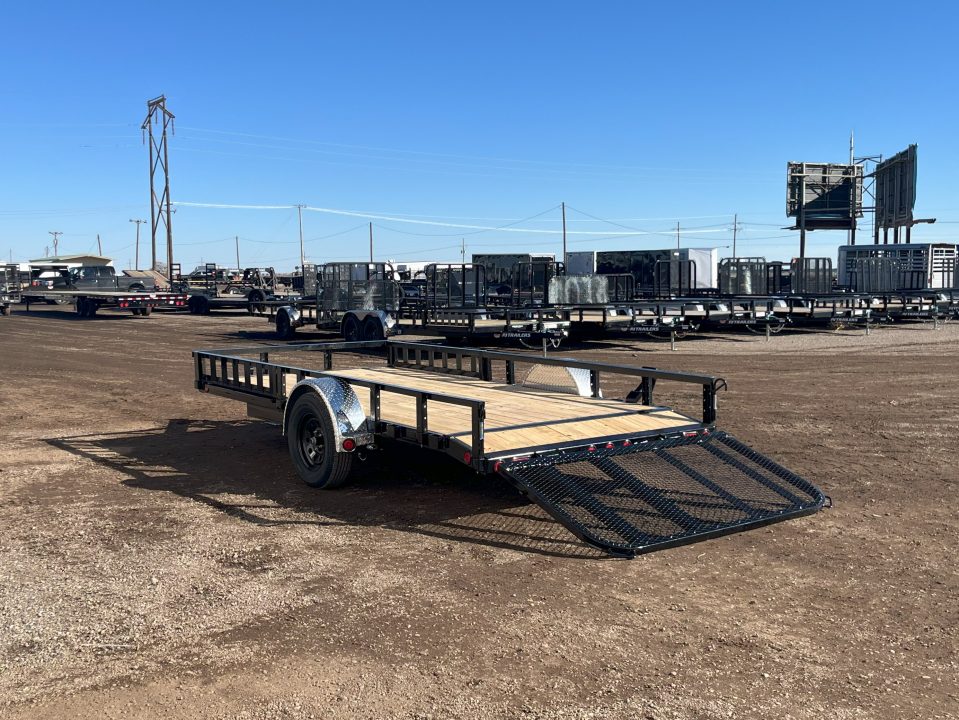 New 2027 PJ 77"x14' Single Axle Utility Trailer - U7