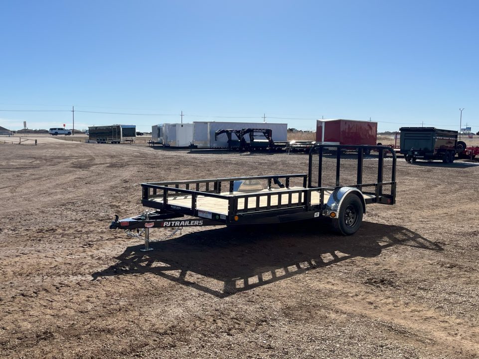 New 2027 PJ 77"x14' Single Axle Utility Trailer - U7