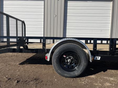 New 2027 PJ 77"x14' Single Axle Utility Trailer - U7