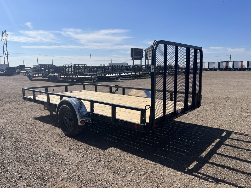 New 2027 PJ 83"x14' Single Axle Utility Trailer - U8