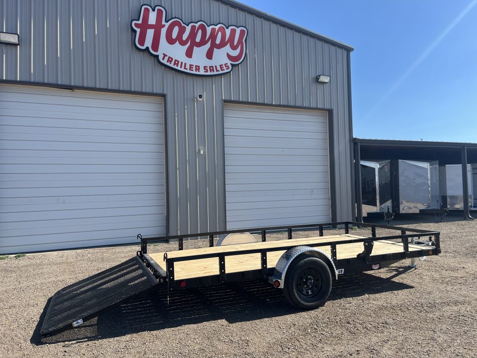 New 2027 PJ 83"x14' Single Axle Utility Trailer - U8