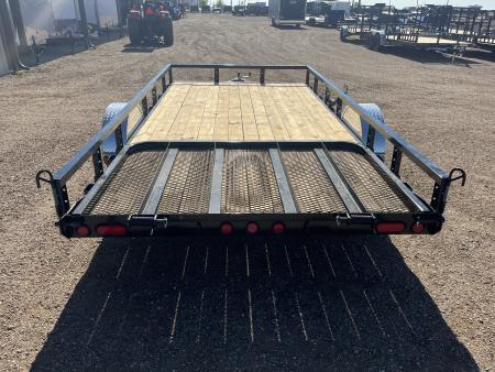 New 2027 PJ 83"x14' Single Axle Utility Trailer - U8