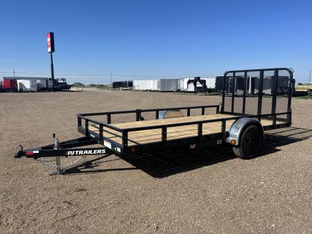 New 2027 PJ 83"x14' Single Axle Utility Trailer - U8