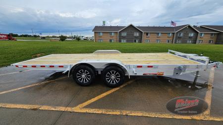 New 2027 H&H Trailers 82x20 Aluminum Electric Tilt Car Hauler